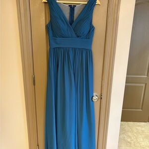 Elegant Teal Evening Gown